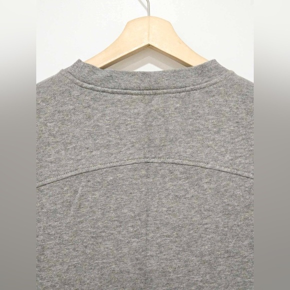 Lululemon Fleece Be True Crew Sweatshirt Gray Size 8 - Picture 9 of 13